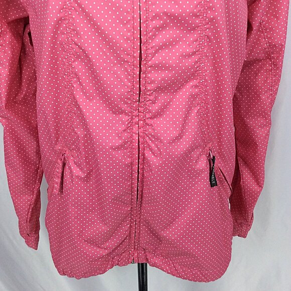 White Sierra Hooded Windbreaker Jacket Womens Size Large - Picture 6 of 9